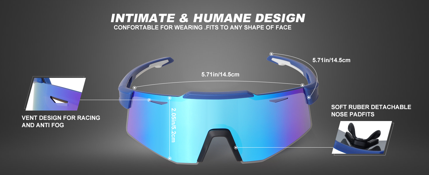 Polarized Sunglasses UV Protection for Women Men Cycling Sunglasses 