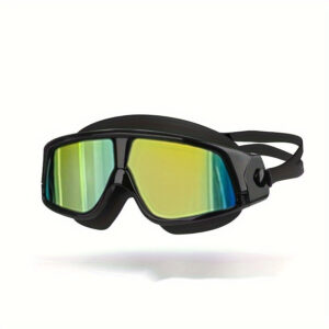1pc Large Frame Anti-fog Swimming Goggles, Waterproof Adjustable Swimming Glasses, For Water Sports