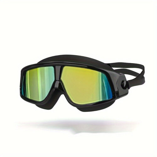 1pc Large Frame Anti-fog Swimming Goggles, Waterproof Adjustable Swimming Glasses, For Water Sports