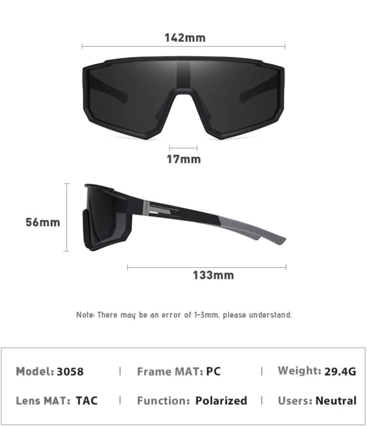 Cool Handsome Cycling Sunglasses for Men Women,Polarized Sports Sunglasses,Baseball Sunglasses,Hiking Sunglasses