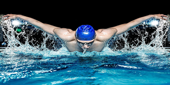 Swim Goggles, No Leaking Anti-Fog Indoor Outdoor Mirrored Swimming Goggles Women Men Youth Kids 