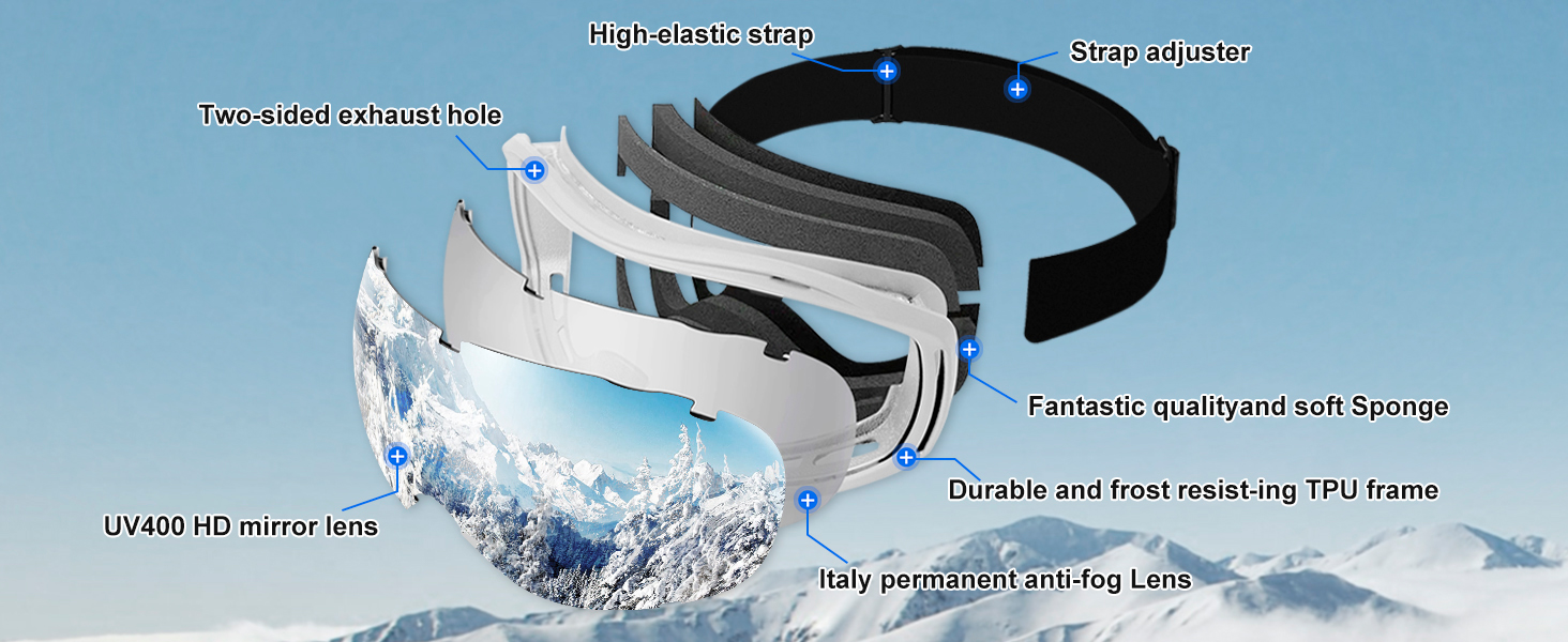 ski goggles men
