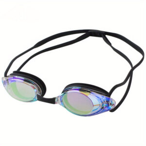 Adult Swimming Goggles, HD Electroplated, Anti-Fog Treatment, PC Material, Waterproof, Comfort Fit, for Ages 14+