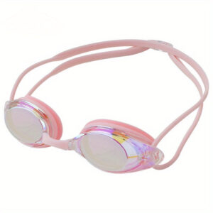 Adult Swimming Goggles, HD Electroplated, Anti-Fog Treatment, PC Material, Waterproof, Comfort Fit, for Ages 14+