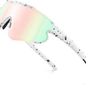 Sports Polarized Sunglasses for Men – Baseball Sun Glasses for Youth Womens Cycling, Running Bike UV Protection
