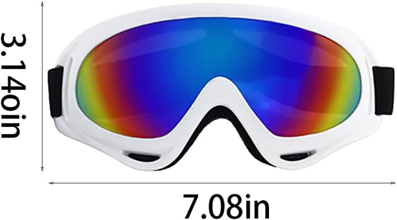 Goggles Ski Goggles Cross Country Motorcycle Wind and Dustproof Goggles Unisex Snowmobile Goggles Suitable for Skiing, Hiking, and Mountaineering