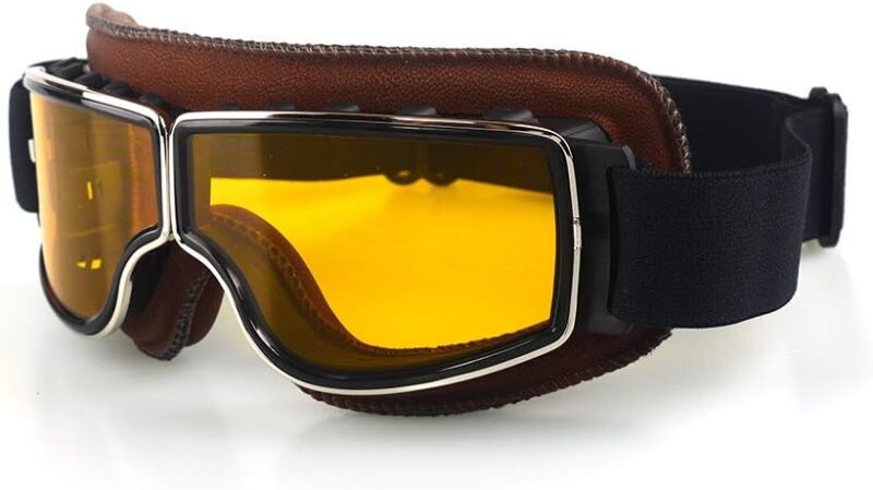 Motorcycle Goggles Vintage Motorcycle Goggles Aviator Pilot Scooter Goggles