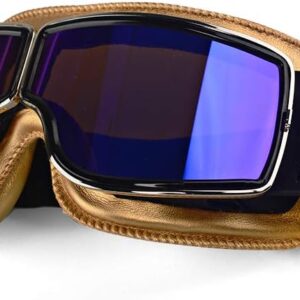 Motorcycle Goggles Vintage Motorcycle Goggles Aviator Pilot Scooter Goggles