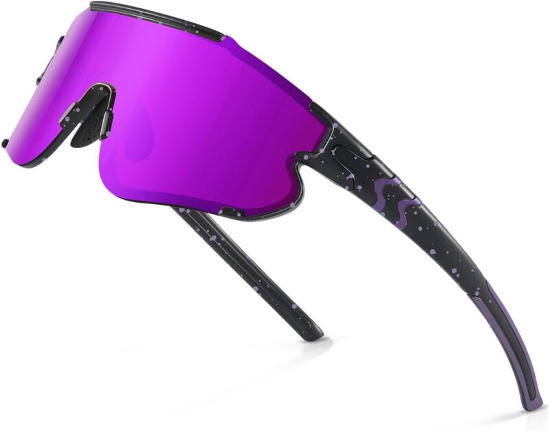 Sports Polarized Sunglasses for Men – Baseball Sun Glasses for Youth Womens Cycling, Running Bike UV Protection