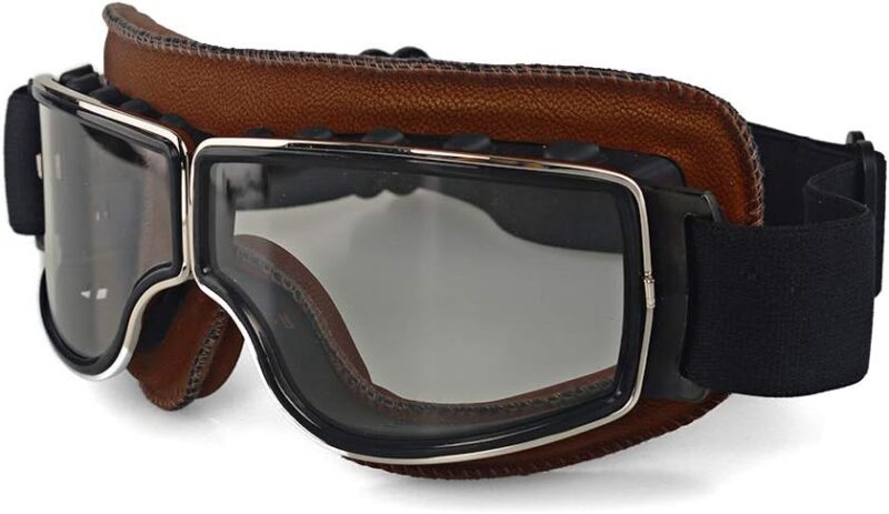 Motorcycle Goggles Vintage Motorcycle Goggles Aviator Pilot Scooter Goggles