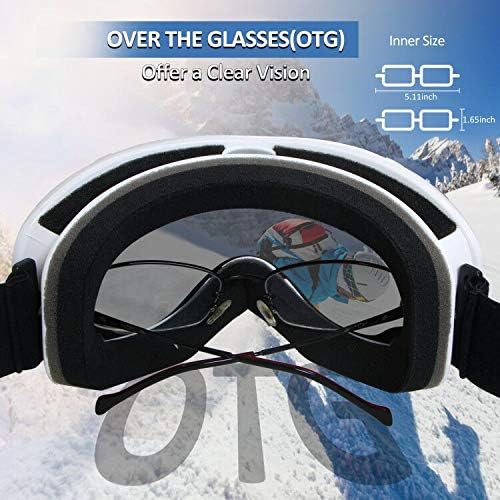 Ski Goggles Men Snow Goggles Women Snowboard Goggles OTG Snow Sport Goggles Snowbile goggles for Youth Aduls