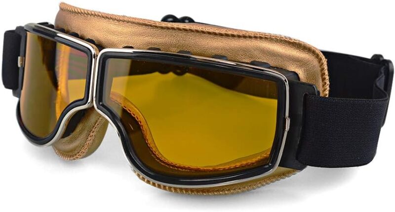 Motorcycle Goggles Vintage Motorcycle Goggles Aviator Pilot Scooter Goggles