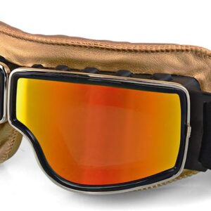 Motorcycle Goggles Vintage Motorcycle Goggles Aviator Pilot Scooter Goggles