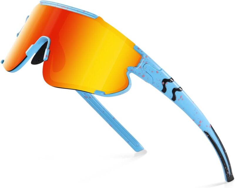 Sports Polarized Sunglasses for Men – Baseball Sun Glasses for Youth Womens Cycling, Running Bike UV Protection