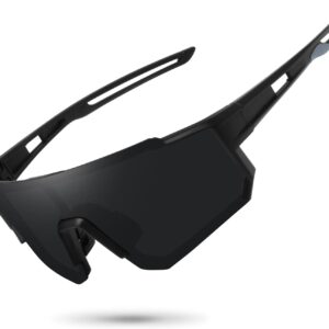 Polarized Sports Sunglasses for Men Women,Driving Fishing Cycling Mountain Bike Sunglasses UV400 Protection