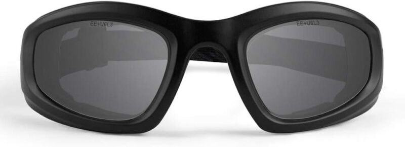 2 Pairs Motorcycle Goggles with Black Frames and Yellow Lenses