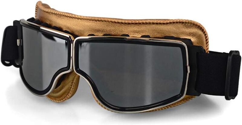 Motorcycle Goggles Vintage Motorcycle Goggles Aviator Pilot Scooter Goggles