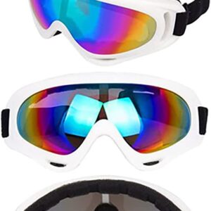 Goggles Ski Goggles Cross Country Motorcycle Wind and Dustproof Goggles Unisex Snowmobile Goggles Suitable for Skiing, Hiking, and Mountaineering