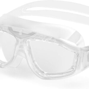 Swim Mask – Wide View Swimming Mask & Goggles Anti-fog Waterproof Blue