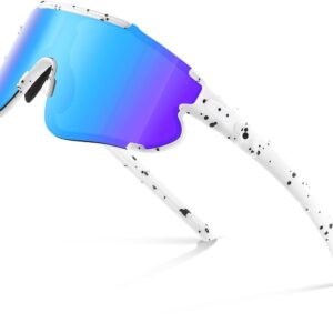 Sports Polarized Sunglasses for Men – Baseball Sun Glasses for Youth Womens Cycling, Running Bike UV Protection