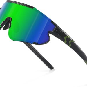 Sports Polarized Sunglasses for Men – Baseball Sun Glasses for Youth Womens Cycling, Running Bike UV Protection