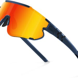 Sports Polarized Sunglasses for Men – Baseball Sun Glasses for Youth Womens Cycling, Running Bike UV Protection