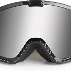 Motorcycle Goggles for Men Women Motocross Goggles Dirt Bike Goggles ATV Goggles Riding Goggles Powersports Goggles Offroad Goggle MX Goggles Skiing Goggles UV400 Anti-Scratch Dustproof Goggles Clear
