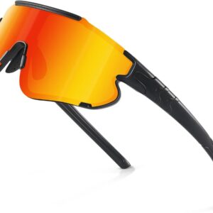 Sports Polarized Sunglasses for Men – Baseball Sun Glasses for Youth Womens Cycling, Running Bike UV Protection