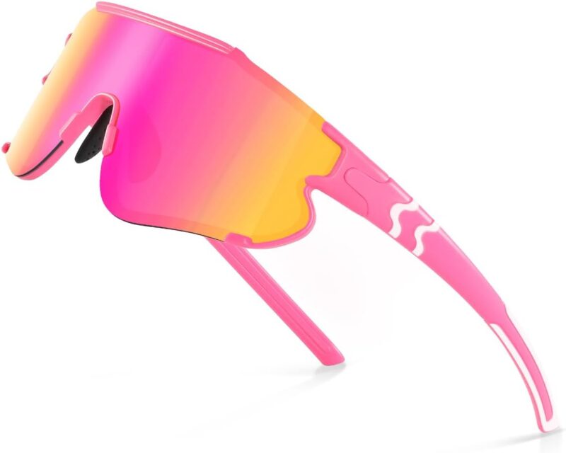 Sports Polarized Sunglasses for Men – Baseball Sun Glasses for Youth Womens Cycling, Running Bike UV Protection
