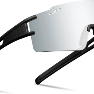 Polarized Cycling Glasses Youth Baseball Glasses for Men Women,UV400 Protection Sports Sunglasses for Running Driving