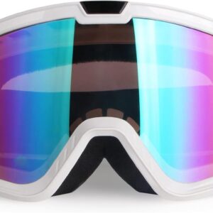 Motorcycle Goggles for Men Women Motocross Goggles Dirt Bike Goggles ATV Goggles Riding Goggles Powersports Goggles Offroad Goggle MX Goggles Skiing Goggles UV400 Anti-Scratch Dustproof Goggles Clear