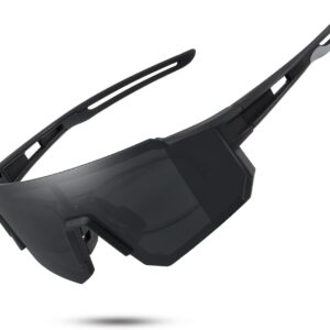 Polarized Sports Sunglasses for Men and Women,Fishing Cycling Mountain Bike Baseball Sunglasses with UV Protection