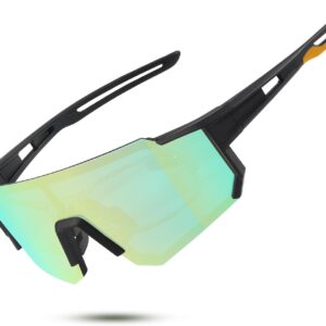 Polarized Sports Sunglasses for Men and Women,Fishing Cycling Mountain Bike Baseball Sunglasses with UV Protection