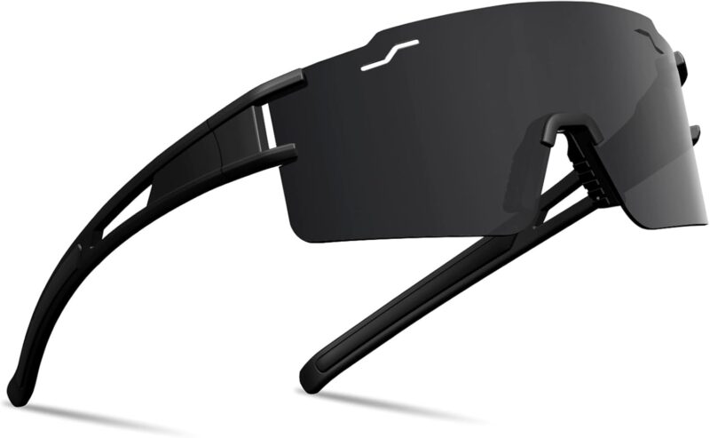 Polarized Cycling Glasses Youth Baseball Glasses for Men Women,UV400 Protection Sports Sunglasses for Running Driving