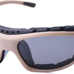2 Pairs Motorcycle Goggles with Black Frames and Yellow Lenses