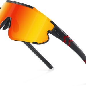 Sports Polarized Sunglasses for Men – Baseball Sun Glasses for Youth Womens Cycling, Running Bike UV Protection