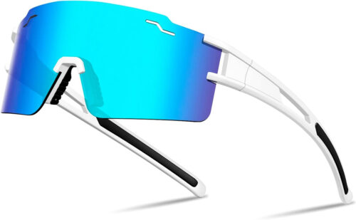 Polarized Cycling Glasses Youth Baseball Glasses for Men Women,UV400 Protection Sports Sunglasses for Running Driving