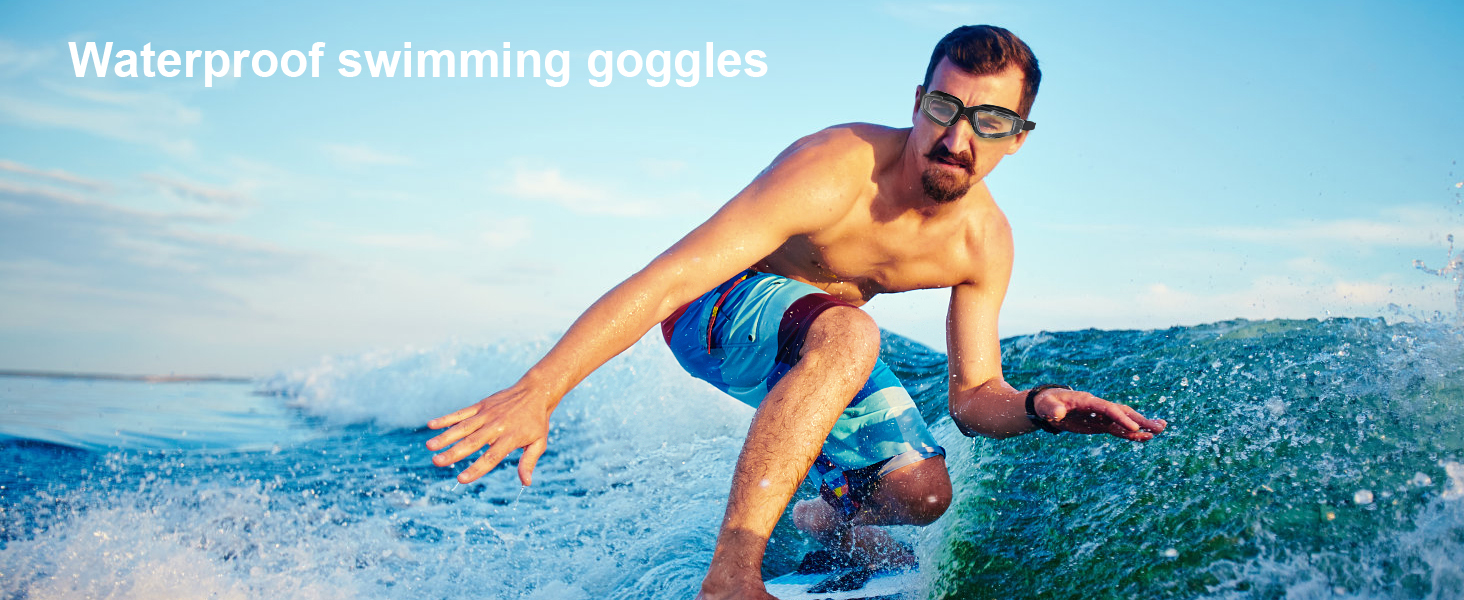 Clarity with our Anti-Fog and Anti-UV Swim Goggles