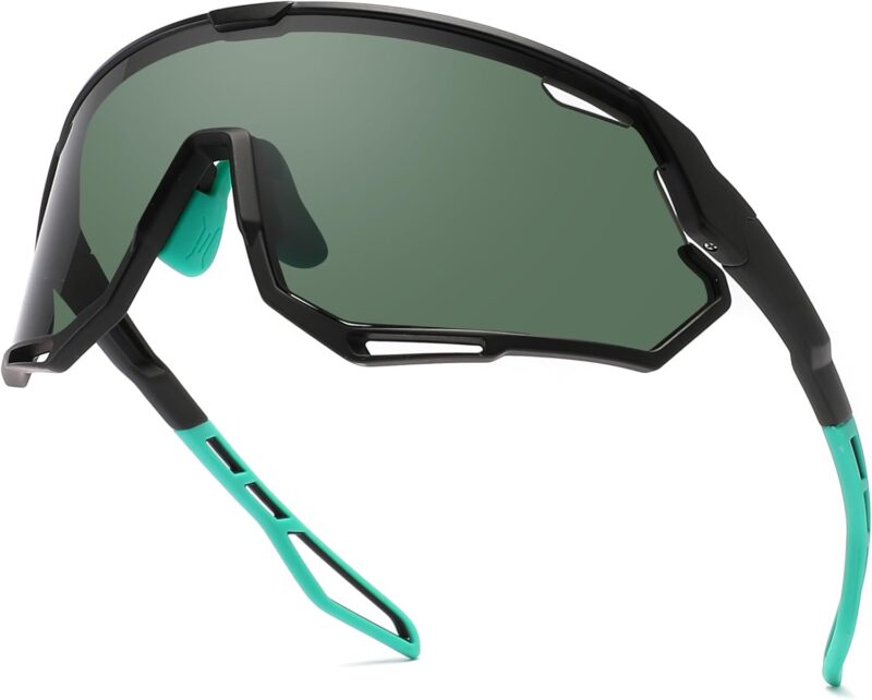 Sport Sunglasses for Men Women, Cycling Sunglasses MTB Frame for Outdoor Sports Softball Running Biking