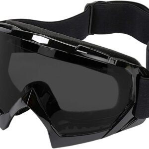 Motorcycle Goggles -Dirt Bike ATV Motocross Eyewear Anti-UV Adjustable MX Riding Offroad Protective Glasses Racing Combat Tactical Military Goggles for Men Women Youth Adult