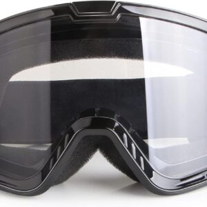 Motorcycle Goggles for Men Women Motocross Goggles Dirt Bike Goggles ATV Goggles Riding Goggles Powersports Goggles Offroad Goggle MX Goggles Skiing Goggles UV400 Anti-Scratch Dustproof Goggles Clear