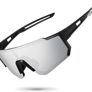 Polarized Sports Sunglasses for Men Women,Driving Fishing Cycling Mountain Bike Sunglasses UV400 Protection