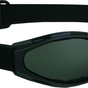 Bikershades Motorcycle Folding Goggles Men Women – Smoke, Clear or Yellow Lenses