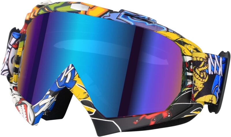 Motorcycle Glasses Riding Goggles Safety Glasses Helmet Motorcycle Accessories Powersports Protective Gear for Men Women