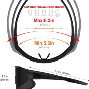 Cycling  Glasses UV400，Polarized Sports Sunglasses