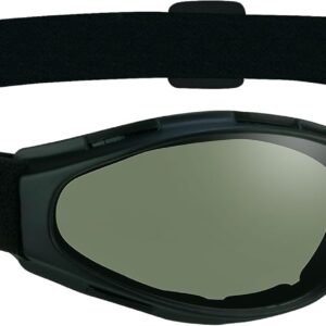 Bikershades Motorcycle Folding Goggles Men Women – Smoke, Clear or Yellow Lenses