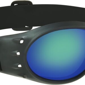 Motorcycle Safety Goggles Foam Padded Men Women Large Coverage with Large Microfiber Case