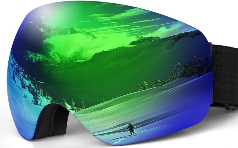 OTG Ski Goggles – Stylish & Protective Snowboard Goggles for Men Women & Youth! Enjoy the Slopes with Protection