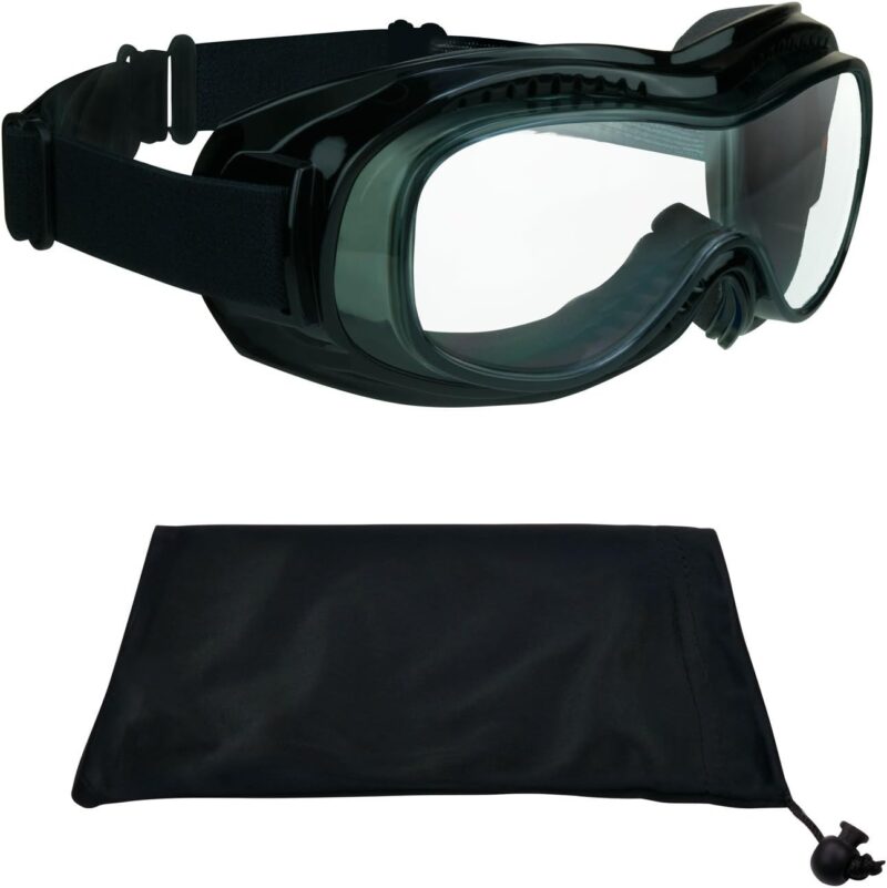 Fit Over Goggles for Eye-Glasses Motorcycle Riding Cycling Skiing Sky Diving Outdoor Work