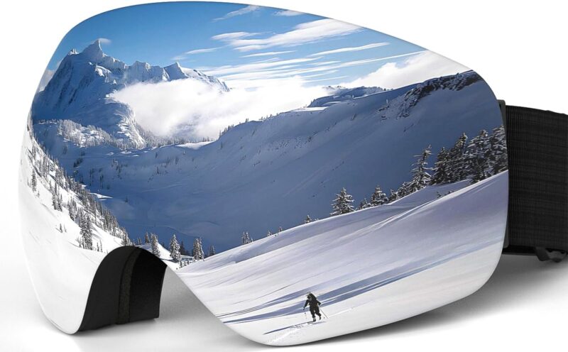 OTG Ski Goggles – Stylish & Protective Snowboard Goggles for Men Women & Youth! Enjoy the Slopes with Protection